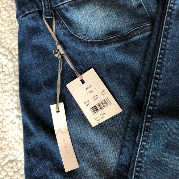 *RAFFAELLO ROSSI European Designer Blue Jean NWT - Picture 13 of 13